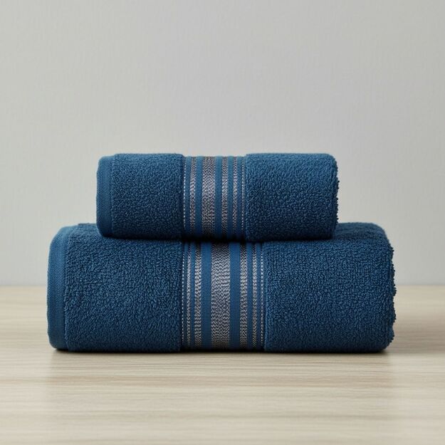 OSKAR medvilninis rankšluostis "Tamsiai mėlynas"