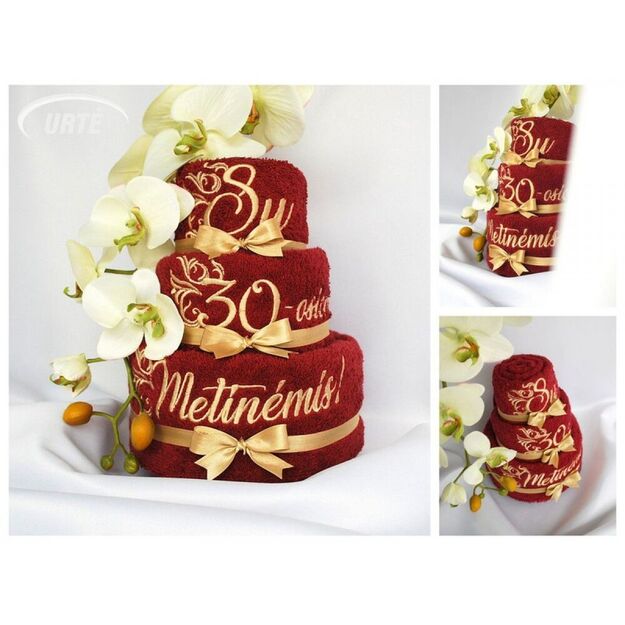 Rankšluosčių tortas "Vestuvių metinių tortas" 2