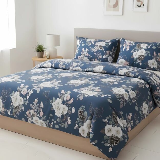 Satininė patalynė "Nakties žiedai" 1