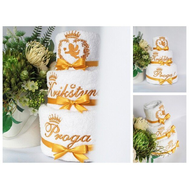 Rankšluosčių tortas "Krikštynų proga" 1