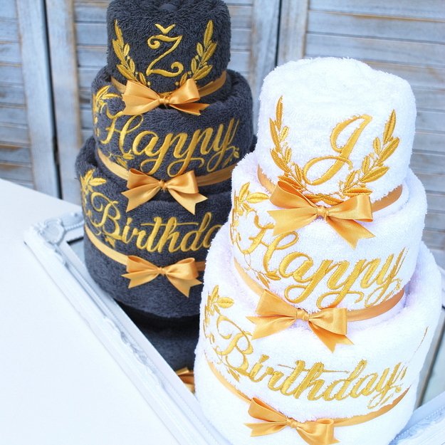 Rankšluosčių tortas "Happy Birthday" 3