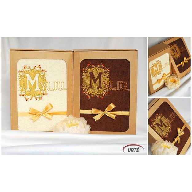 Siuvinėtas rankšluostis "Didžioji M" 1