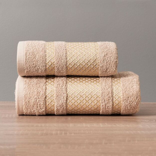 PREMIUM medvilninis rankšluostis "Beige" 1