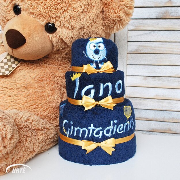 Rankšluosčių tortas "Gimtadienio tortas berniukui" 1