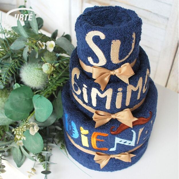 Rankšluosčių tortas "Linksmieji ūsiukai" 2