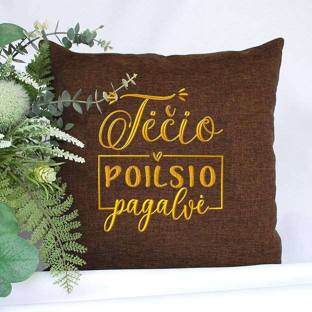 Dekoratyvinė pagalvė "Poilsio pagalvė"