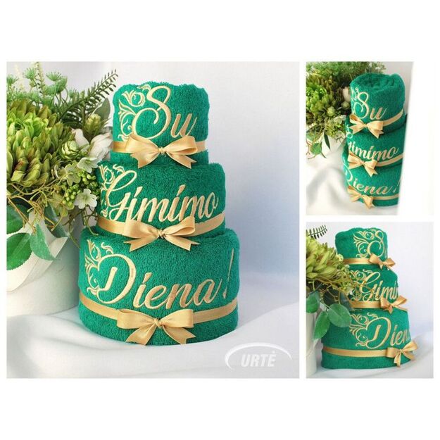 Rankšluosčių tortas "Su Gimimo Diena" 4