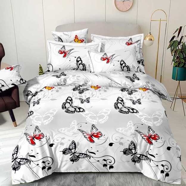 Medvilninė patalynė "Drugelių pieva"