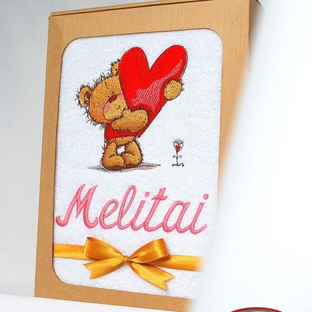 Siuvinėtas rankšluostis "Mylimukas"