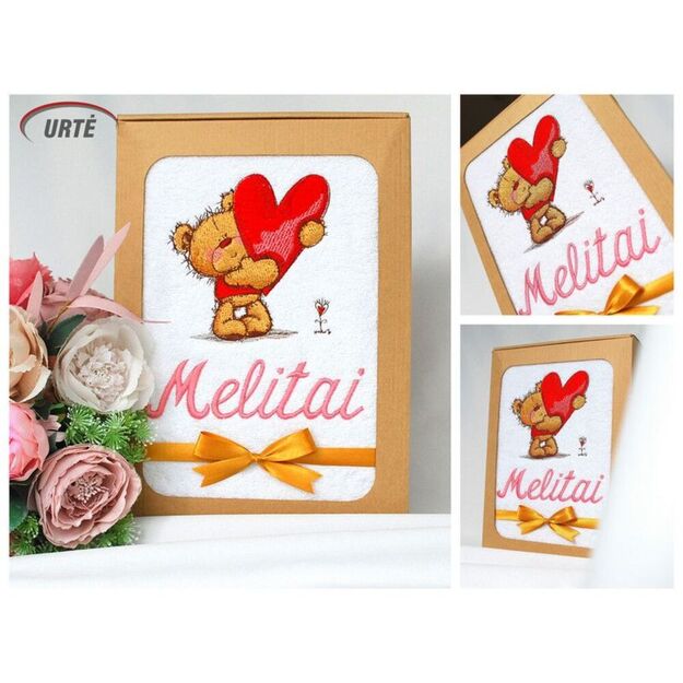 Siuvinėtas rankšluostis "Mylimukas" 1