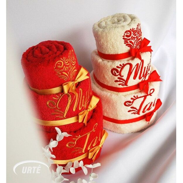 Rankšluosčių tortas "Myliu Tave" 3