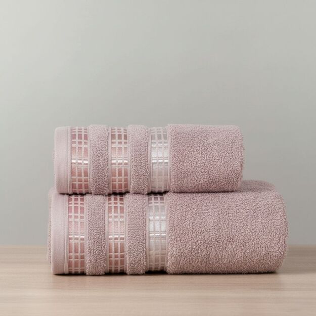 LUXURY medvilninis rankšluostis "Lilac"