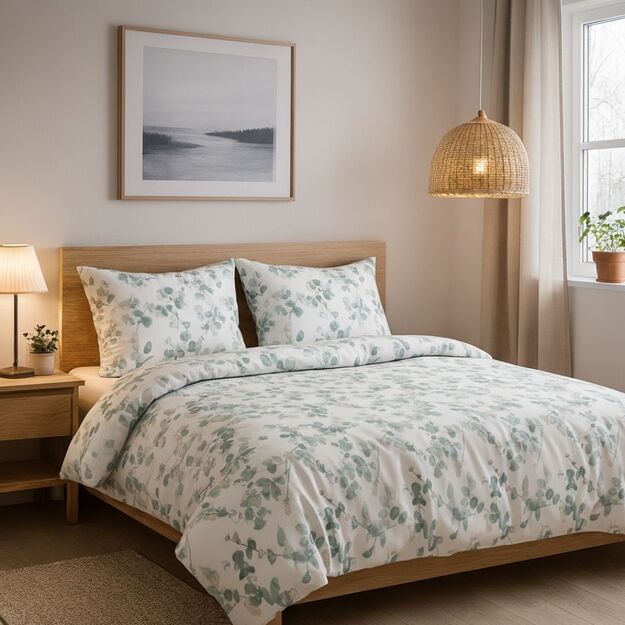 Satininė patalynė "Rudens kerai"