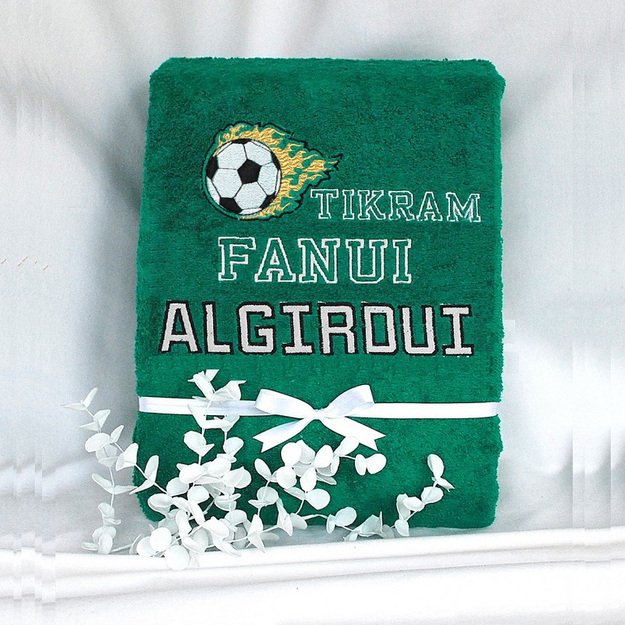 Siuvinėtas chalatas "Futbolo fanas" 1