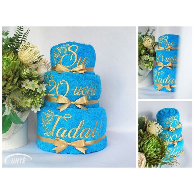 Rankšluosčių tortas "Su Gimtadieniu" 7