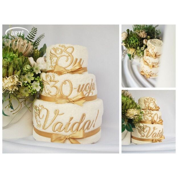 Rankšluosčių tortas "Su Gimtadieniu" 1