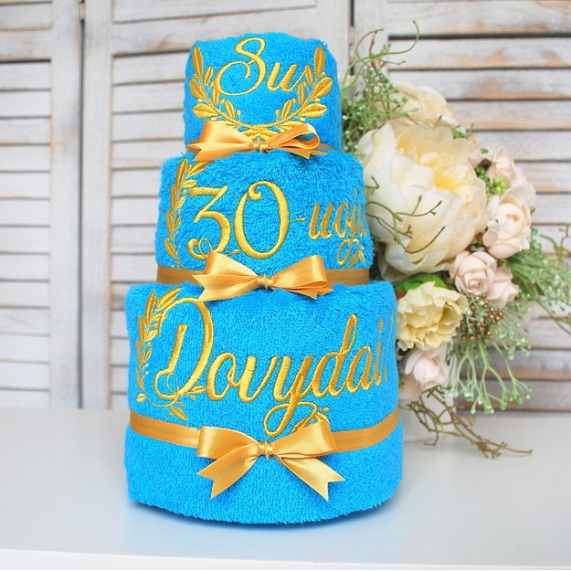 Rankšluosčių tortas "Su Jubiliejumi"