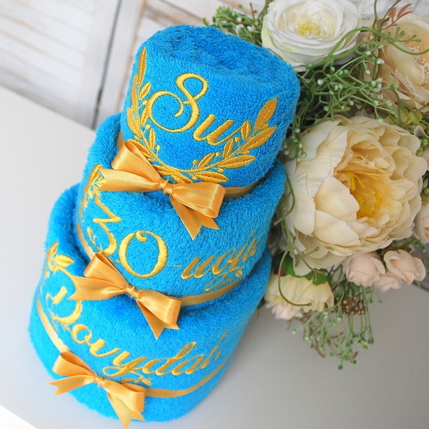 Rankšluosčių tortas "Su Jubiliejumi"