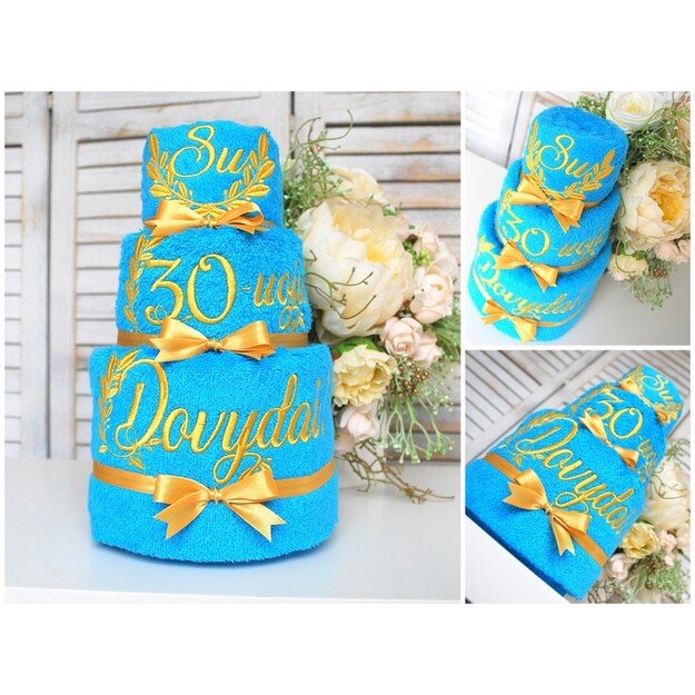 Rankšluosčių tortas "Su Jubiliejumi"