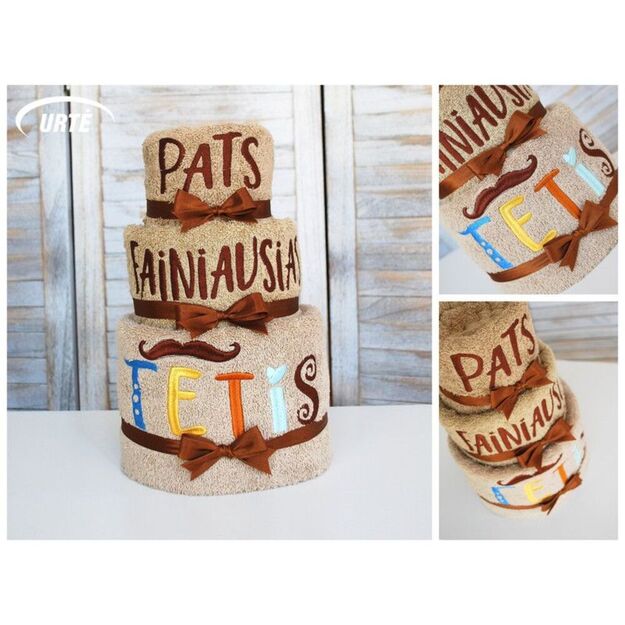 Rankšluosčių tortas "Linksmieji ūsiukai" 1