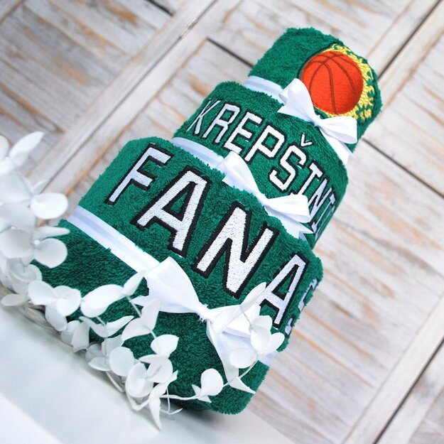 Rankšluosčių tortas "Krepšinio fanas" 2