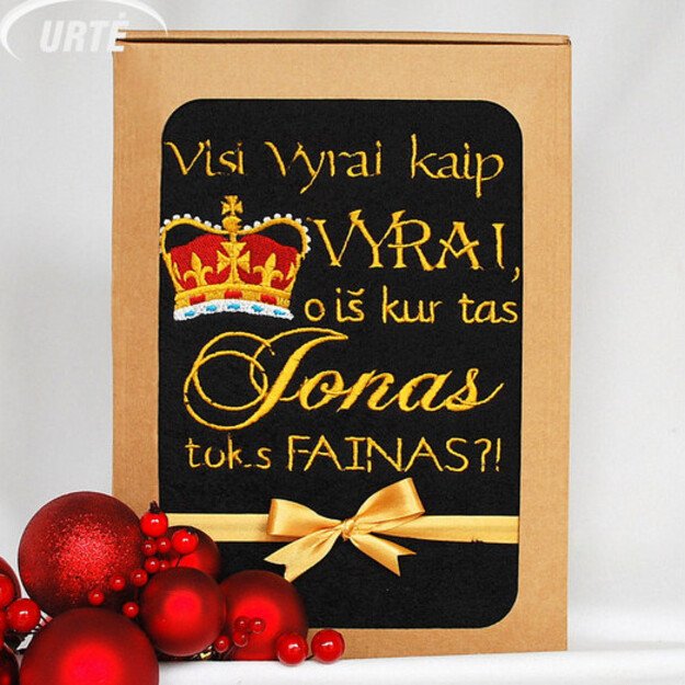 Siuvinėtas rankšluostis "Fainas Jonas"