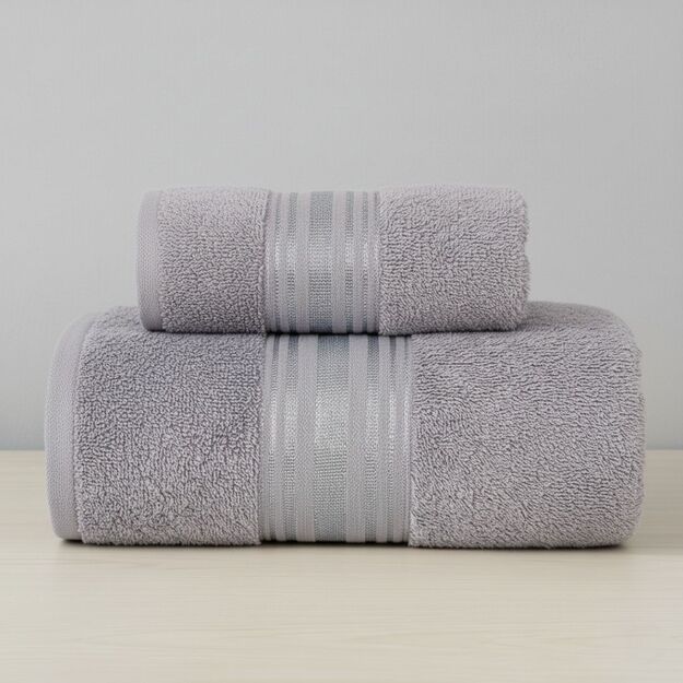 OSKAR medvilninis rankšluostis "Pilkas"