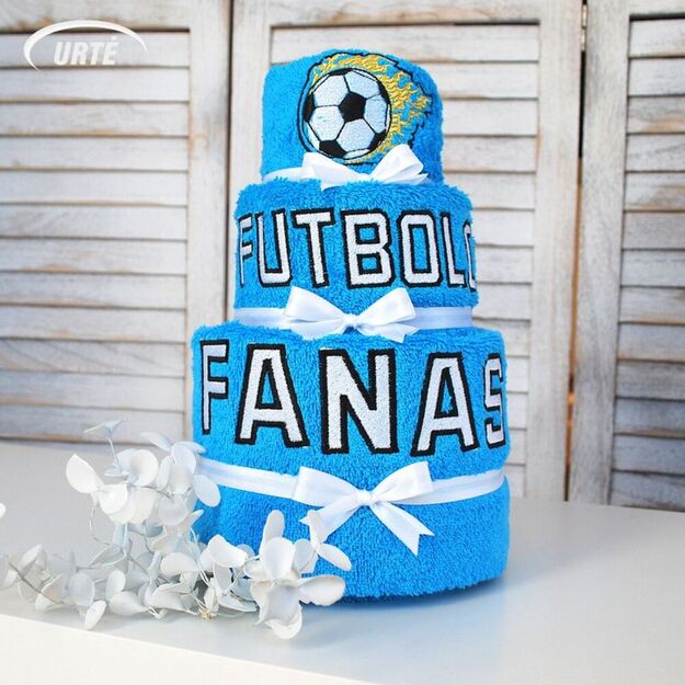 Rankšluosčių tortas "Futbolo fanas"