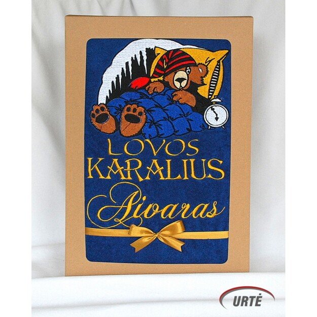 Siuvinėtas chalatas "Lovos karalius"