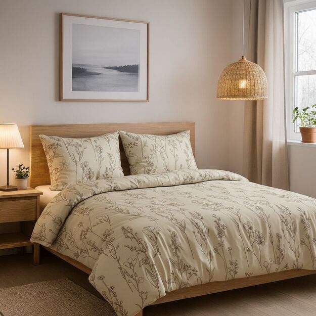 Satininė patalynė "Rudens žiedai"