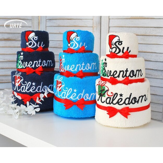 Rankšluosčių tortas "Su Šv. Kalėdom!" 7