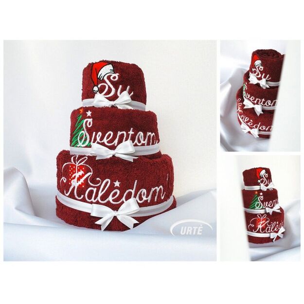 Rankšluosčių tortas "Su Šv. Kalėdom!" 6